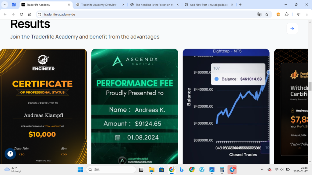 Traderlife Academy Affiliate Programm
