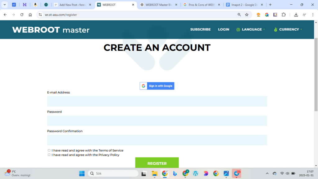 Webroot Master Antivirus review 