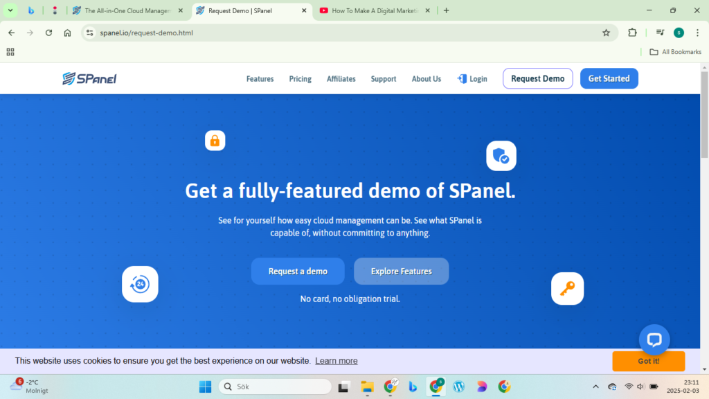 Security and Data Protection in SPanel