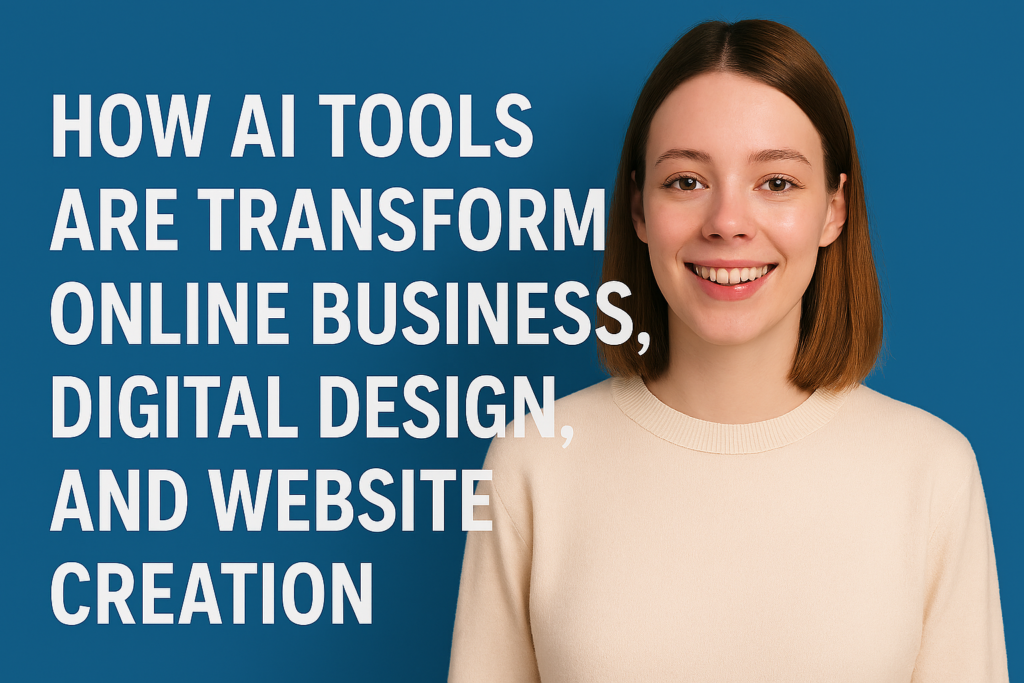 How AI Tools Are Transforming Online Business, Digital Design, and Website Creation