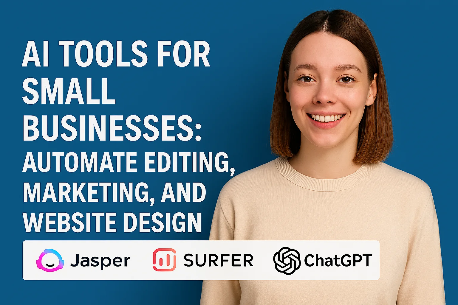 AI Tools for Small Businesses: Automate Editing, Marketing, and Website Design