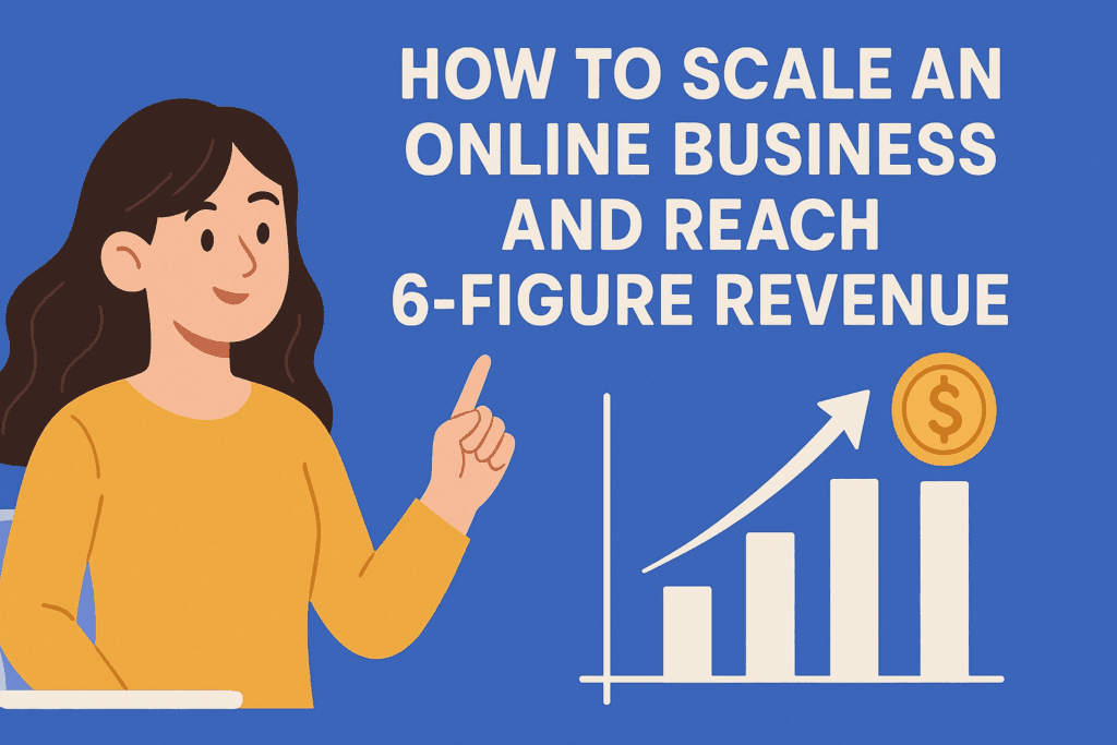 How to Scale an Online Business and Reach 6-Figure Revenue