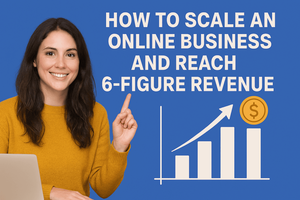 How to Scale an Online Business and Reach 6-Figure Revenue the Smart Way