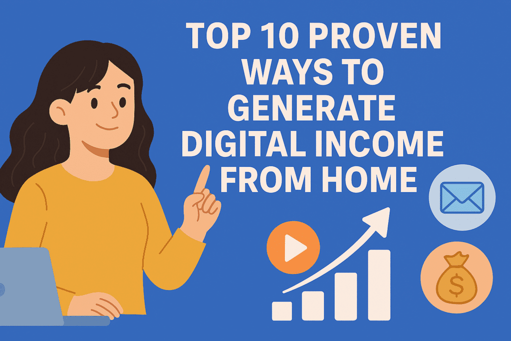 Top 10 Proven Ways to Generate Digital Income from Home