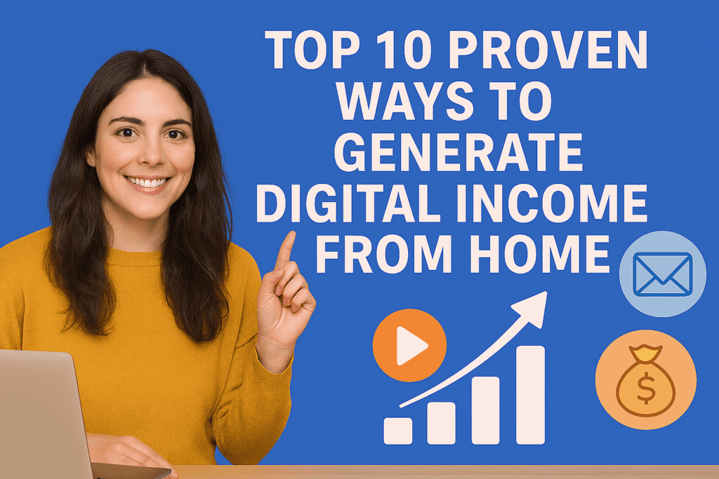 Top 10 Proven Ways to Generate Digital Income from Home