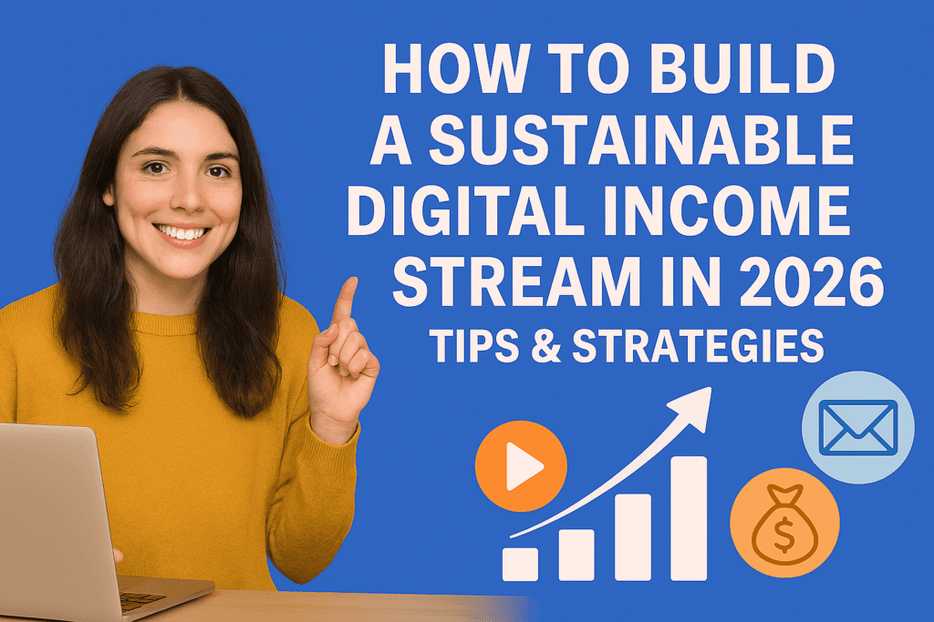 How to Build a Sustainable Digital Income Stream in 2026: Tips & Strategies