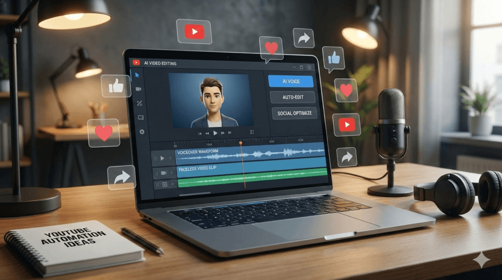 faceless YouTube channel using AI tools
