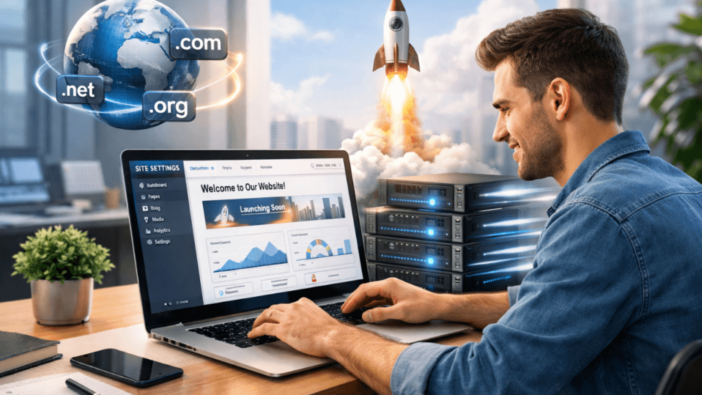 Start a website with Hostinger hosting