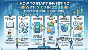 How to Start Investing With $100 in 2026 (A Beginner’s Step-by-Step Guide)