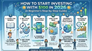 How to Start Investing With $100 in 2026 (A Beginner’s Step-by-Step Guide)