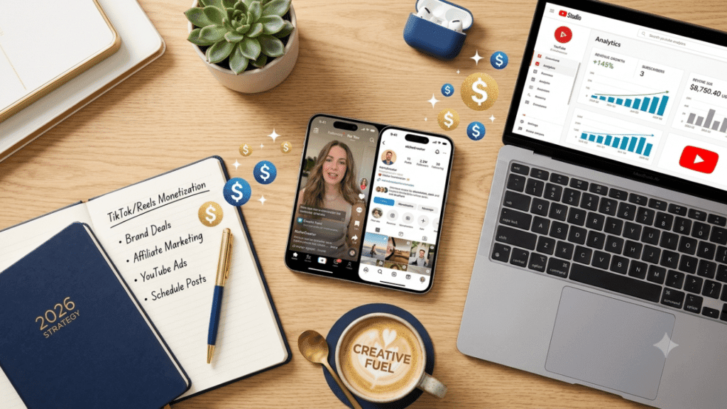 Easy Guide on How to Make Money From Social Media (2026) 2 how to make money from social media in 2026 beginner guide